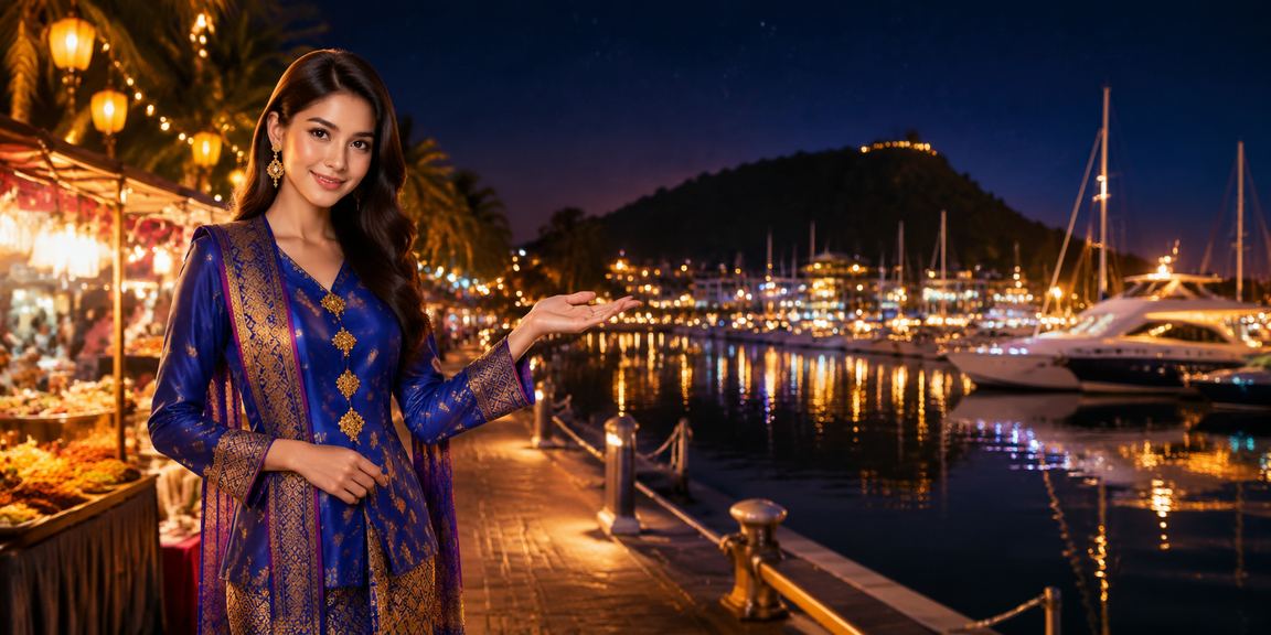 Pengguna Langkawi membuat deposit untuk sukan maya di 86400 menggunakan pakaian tradisional